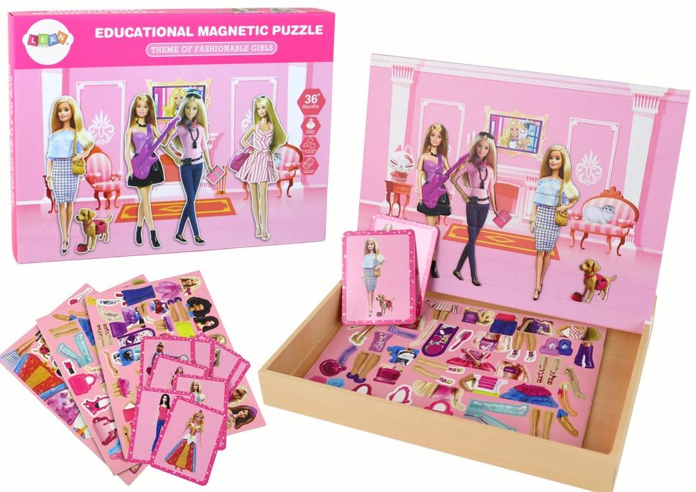 Magnetic Doll Dress Up Pussel Set: Creative Fashion Fun!