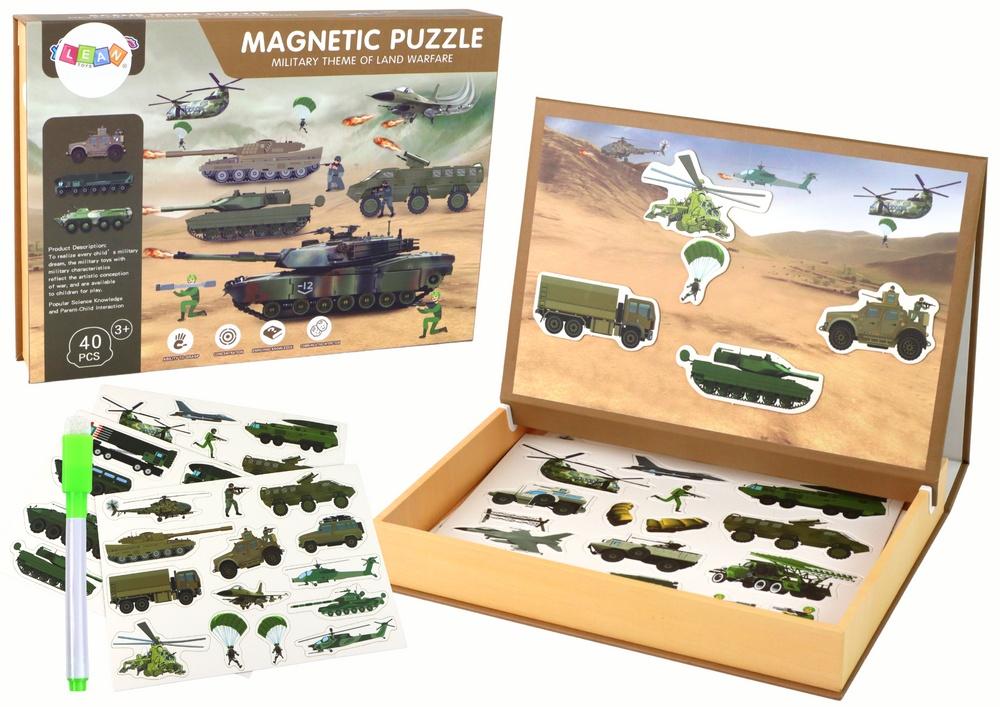 Magnetic Land War Puzzles: Kreativ sjov for børn