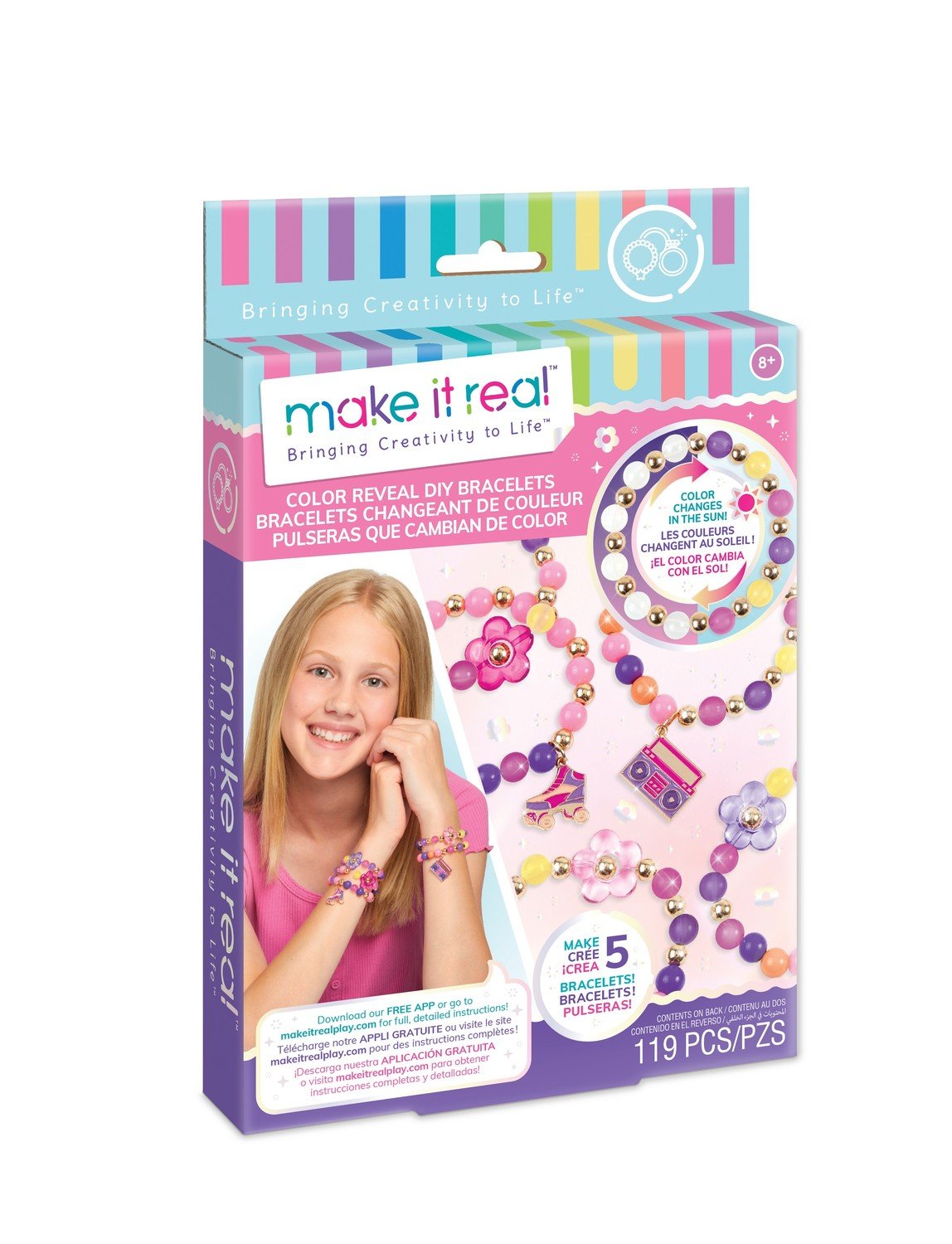 Make It Real Color Reveal DIY-armband