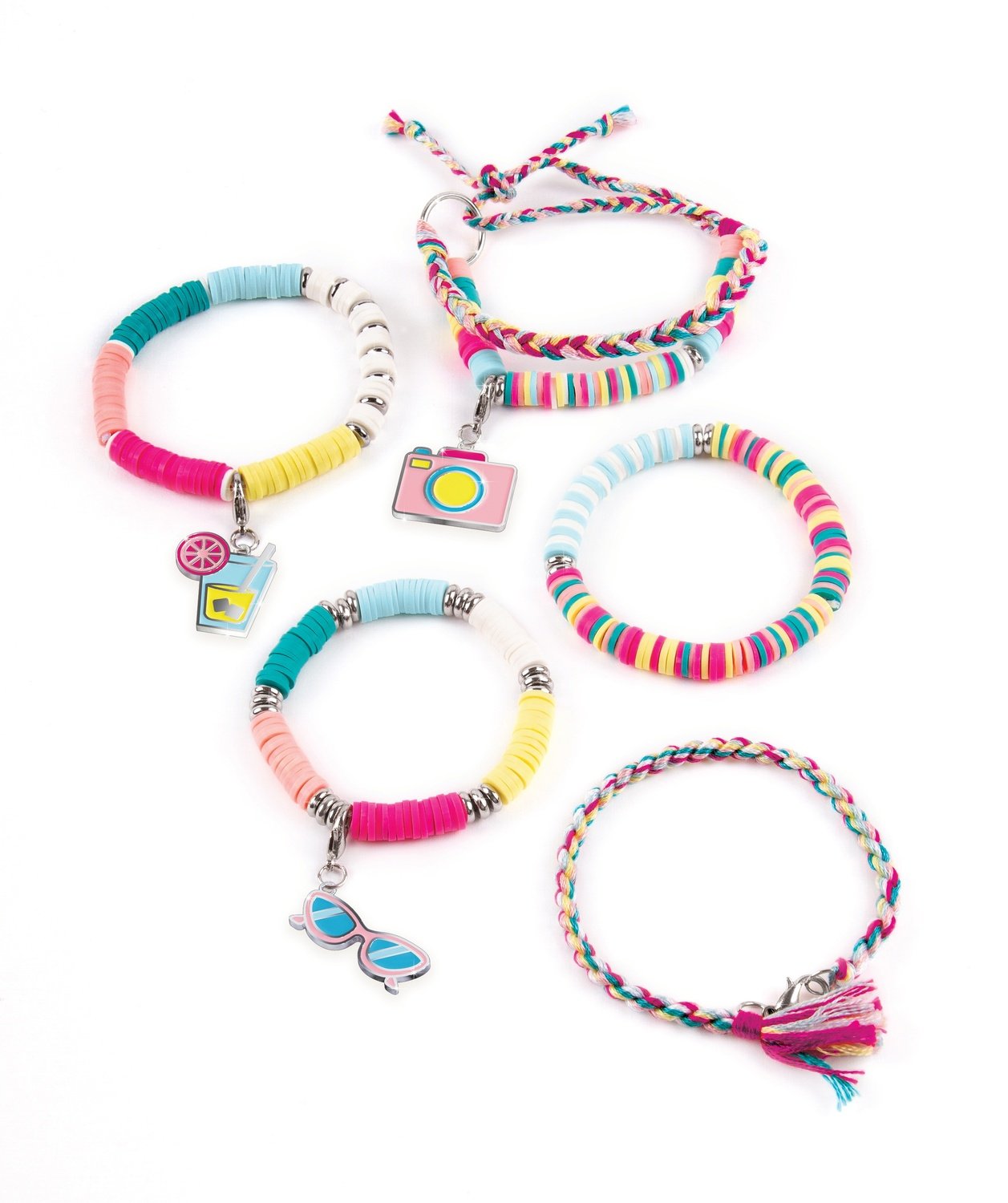 Gør det til ægte gør det selv armbåndssæt "Summer Vibes Heishi Bead"