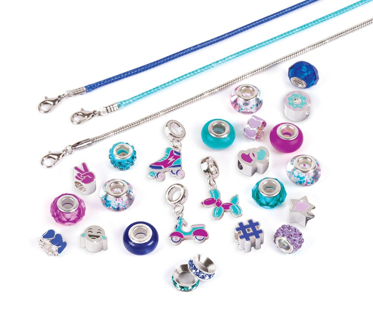 Make It Real Diy Halo Charms Armband Set "True Blue"