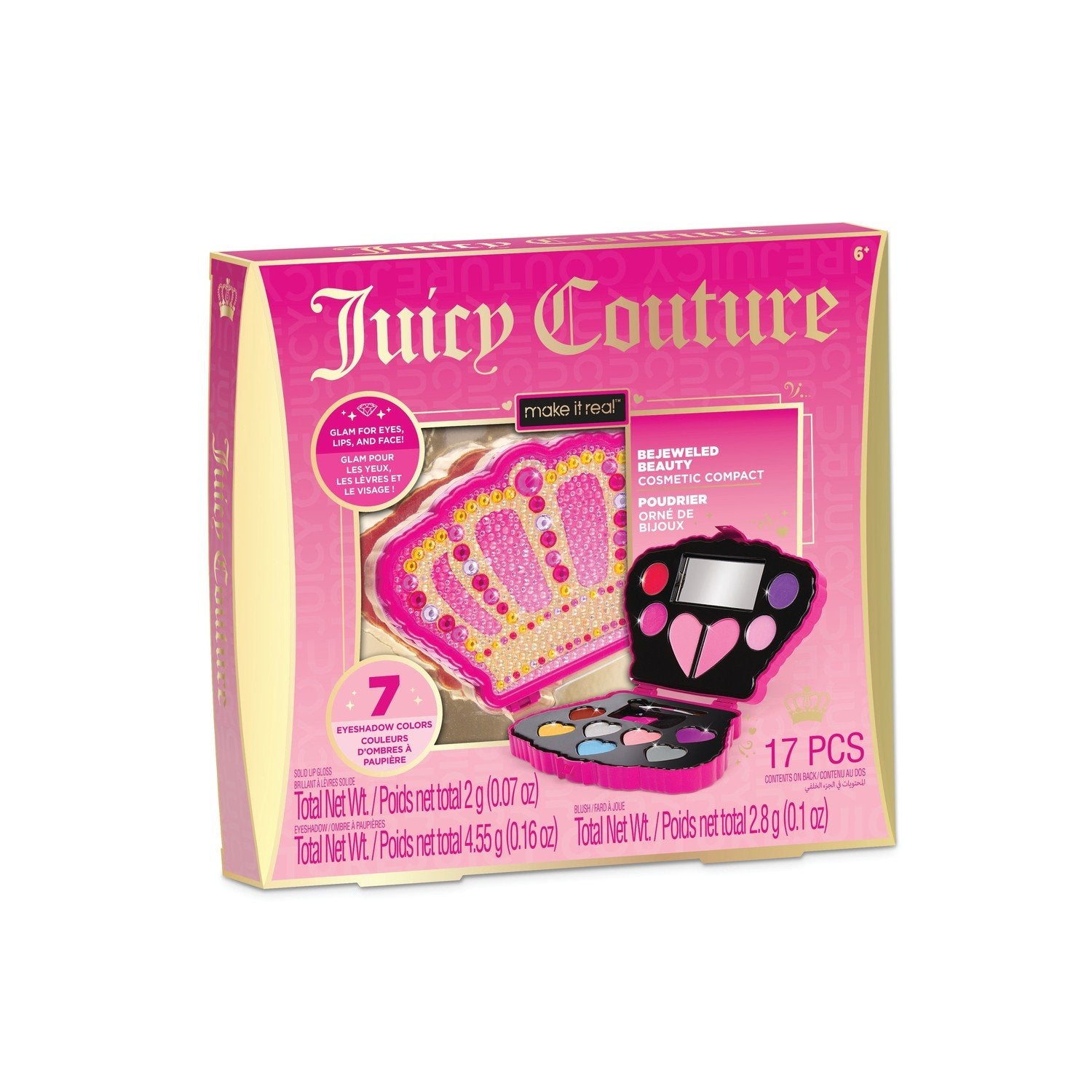 Gør det til ægte Juicy Couture Bejeweled Beauty Cosmetic Compact