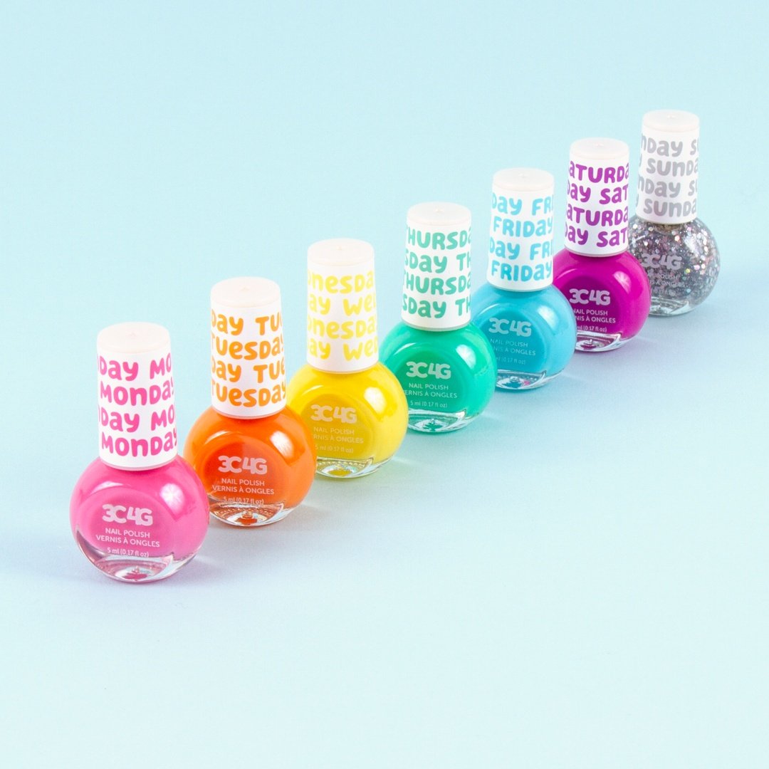 Make It Real Rainbow Days Of The Week Nagellack, 7 st