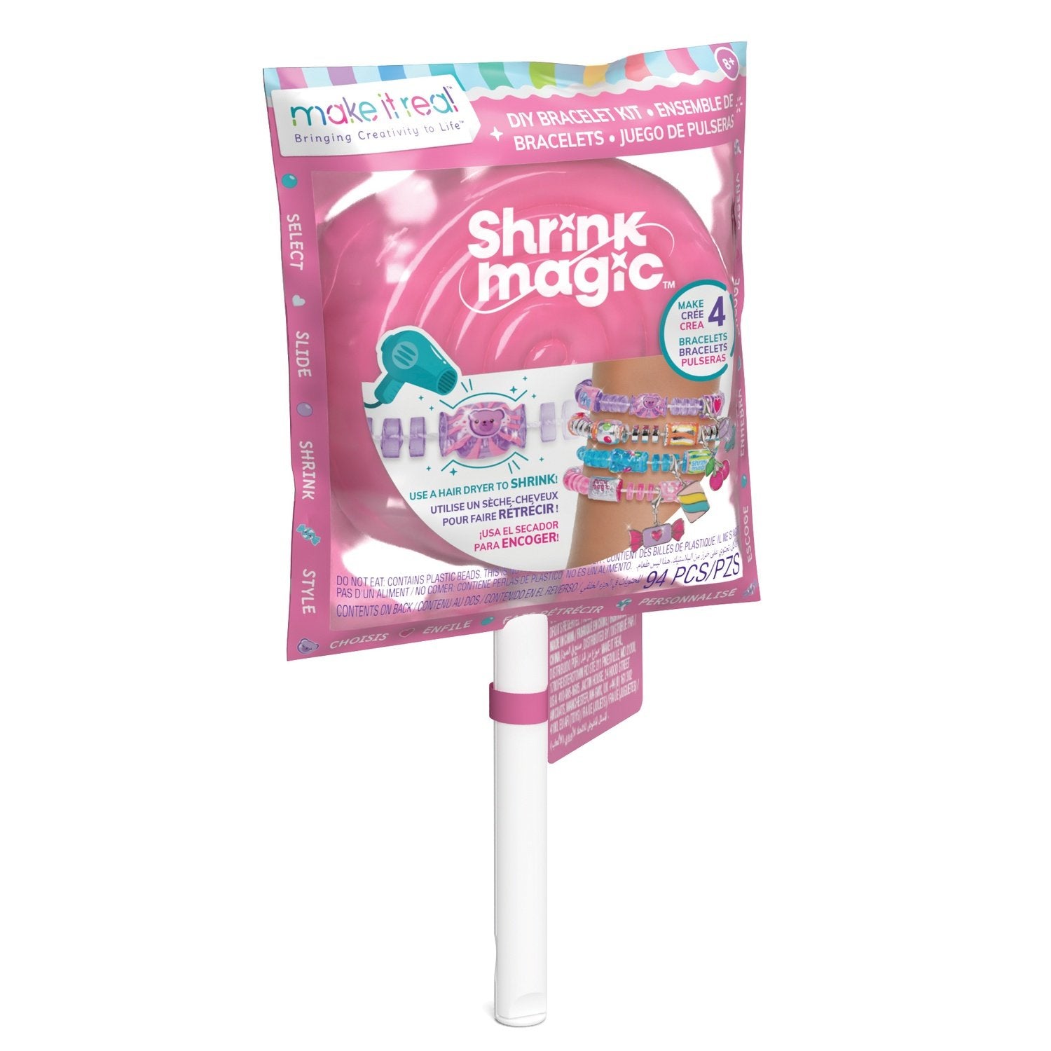 Make It Real Shrink Magic Lollipop Armband Kit