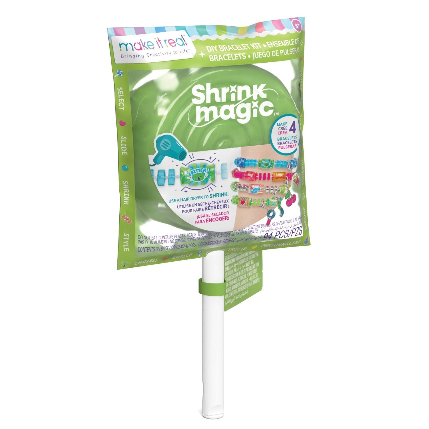 Make It Real Shrink Magic Lollipop Armband Kit