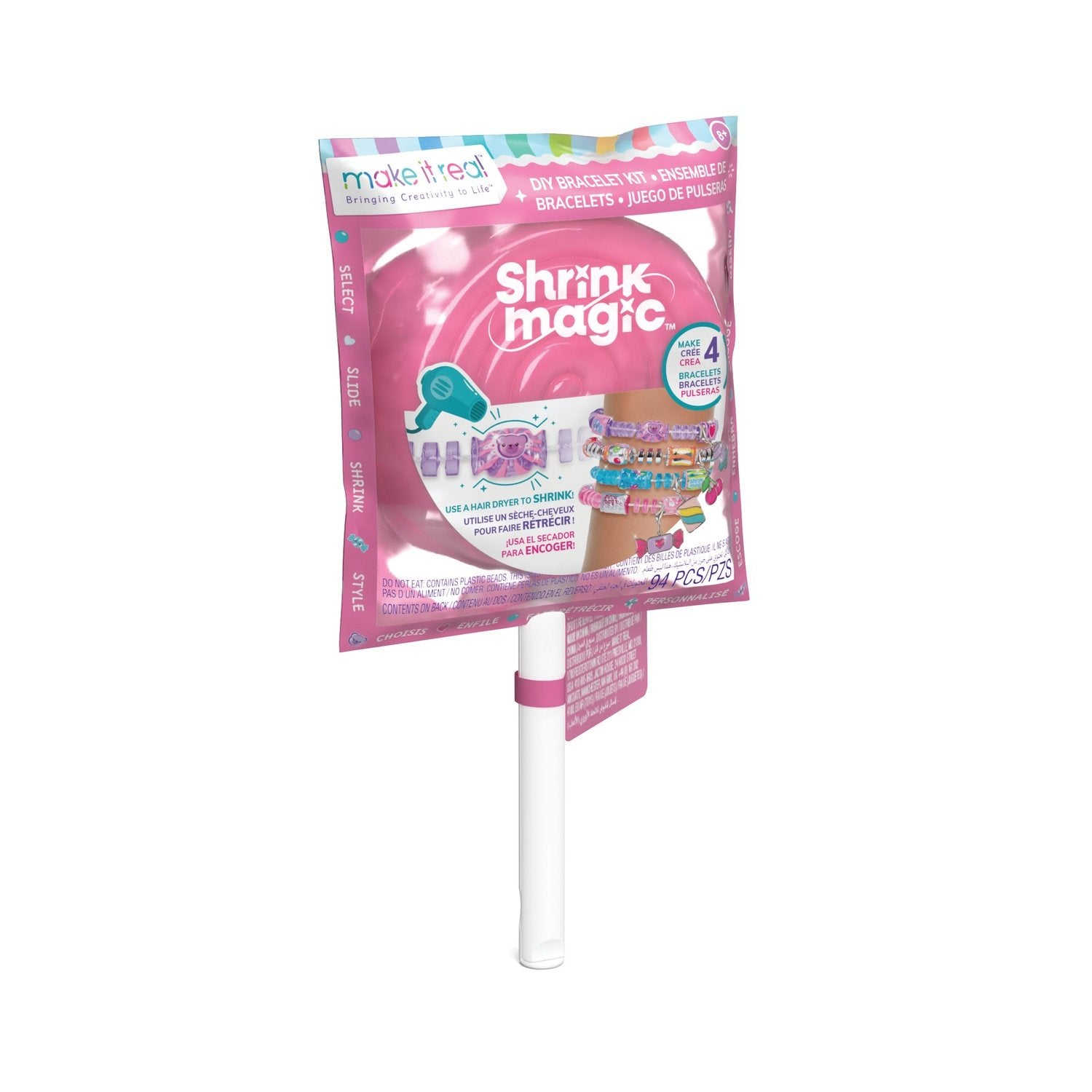 Make It Real Shrink Magic Lollipop Armband Kit