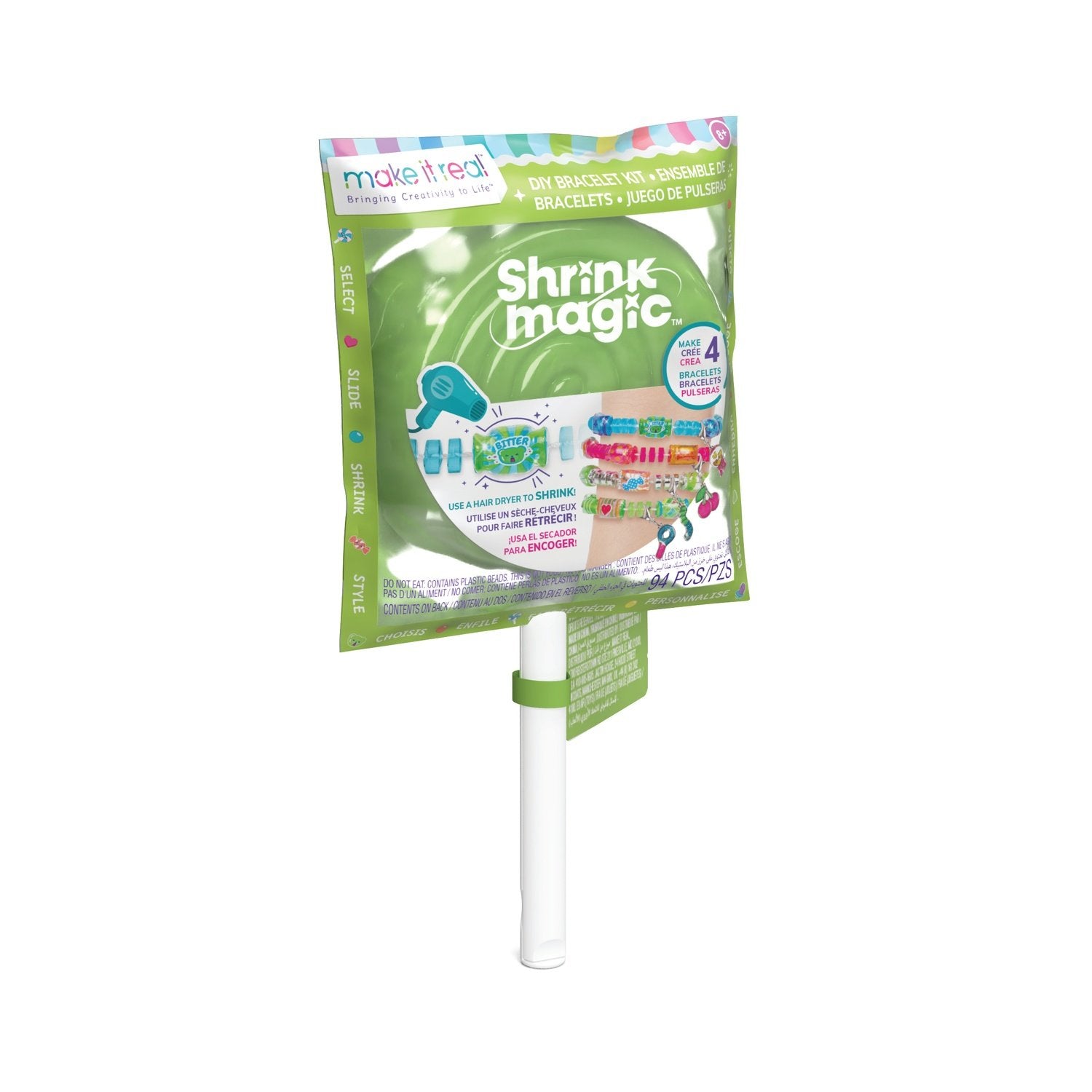 Make It Real Shrink Magic Lollipop Armband Kit