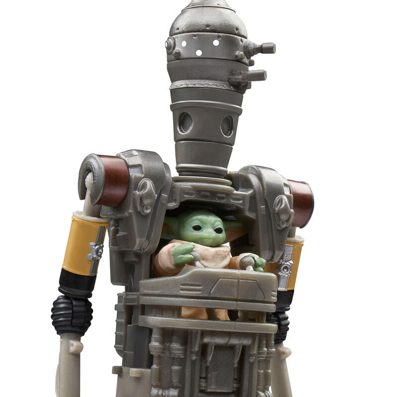 Mandalorian IG-12 Grogu & Anzellan figur, 9,5 cm lång