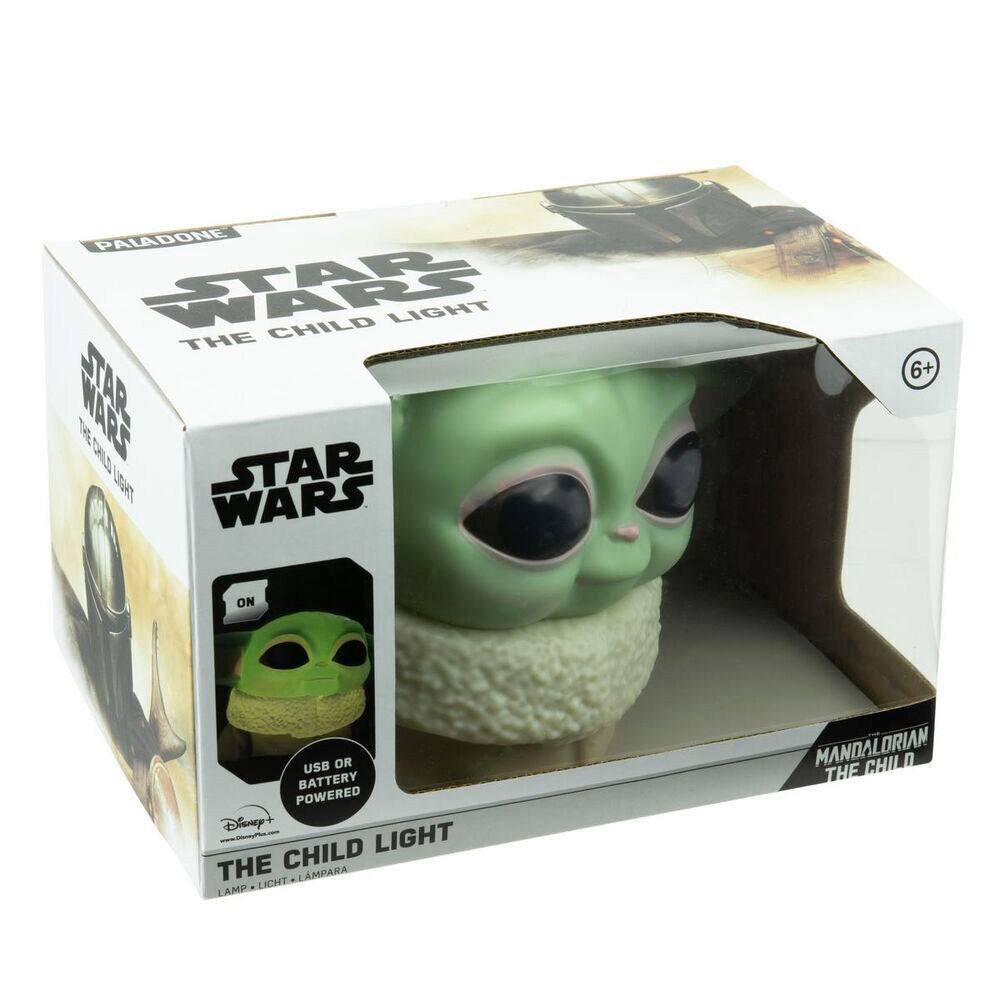 Mandalorian Yoda 3D-ljus, LED, nattljus, heminredning