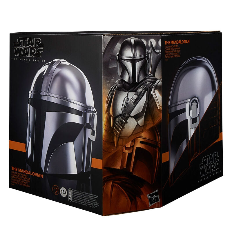 Mandalorian elektronisk hjälm med justerbar passform och ljudeffekter