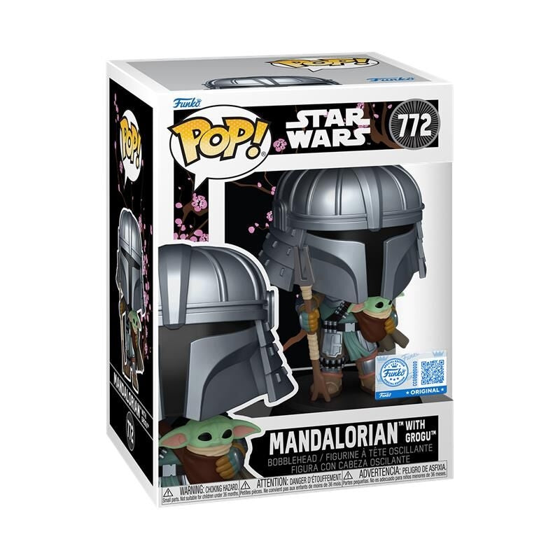 Mandalorian-figur med Grogu, exklusiv Star Wars-samlare