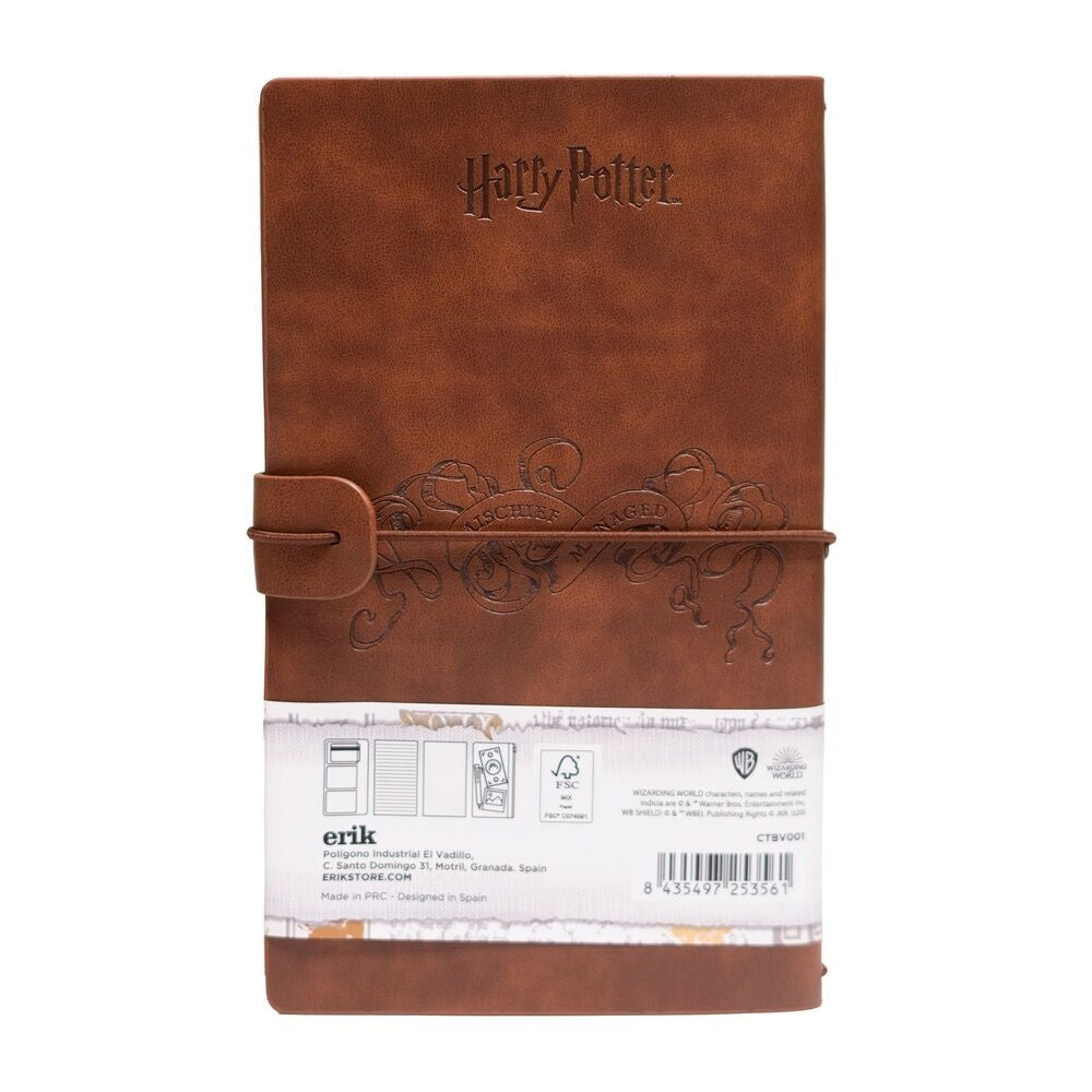 Marauder Map Travel Notebook för Harry Potter-fans