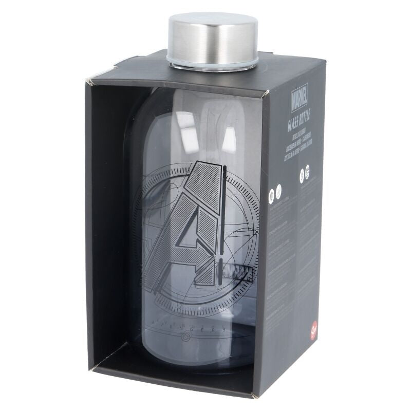 Marvel Avengers 620 ml glasflaska för barn och vuxna