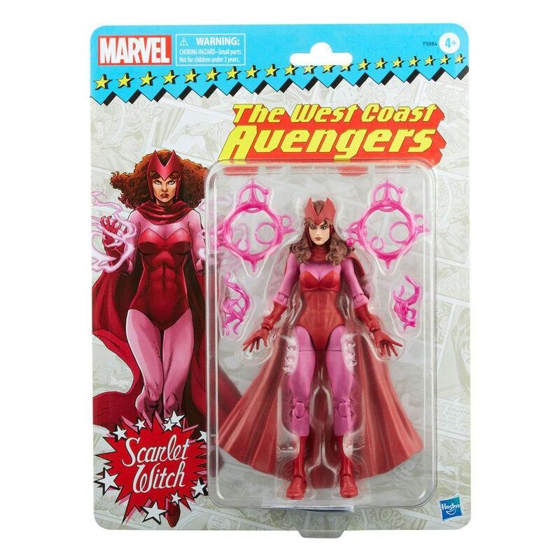 Marvel Legends Retro Scarlet Witch figur 15 cm