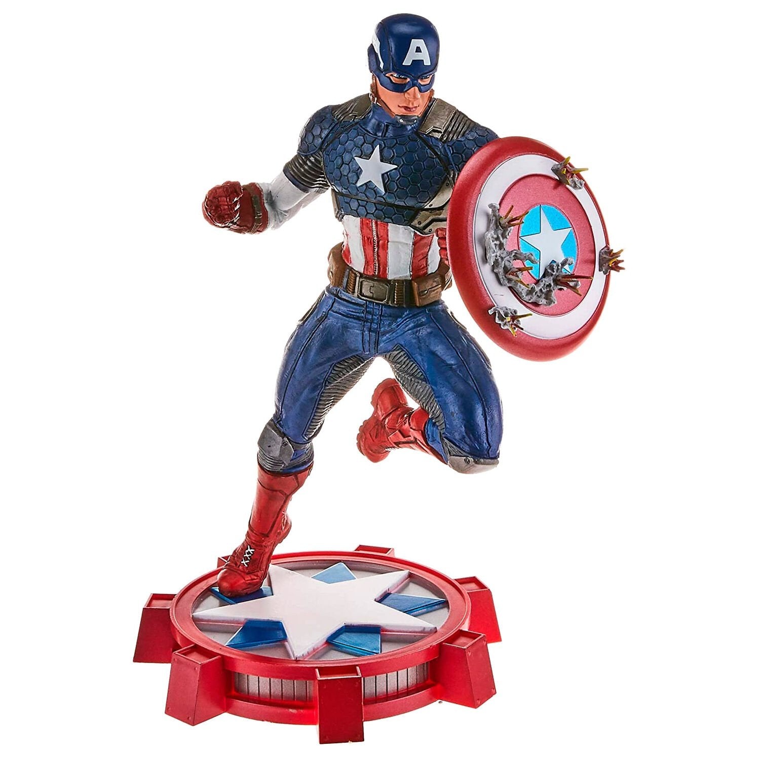 Forundre dig NU! 23 cm diorama statue af Captain America