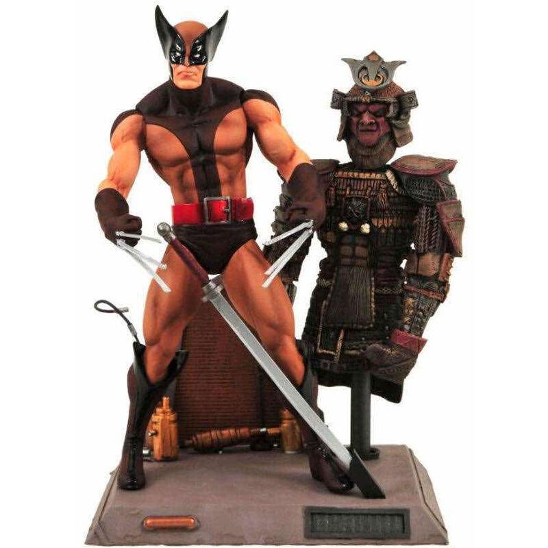 Marvel Select Brown Wolverine figur 18 cm