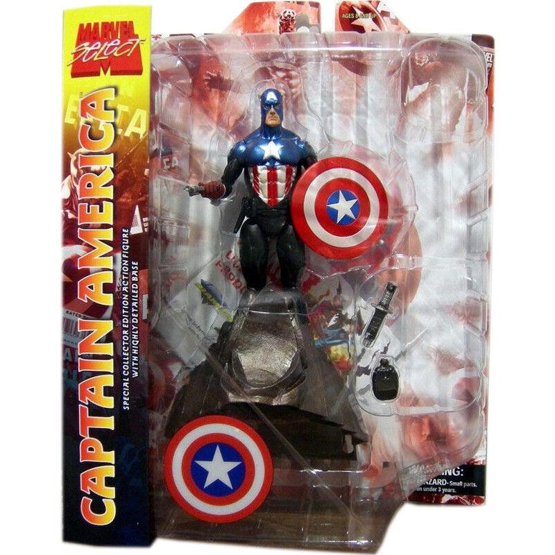 Marvel Select Captain America figur 18cm