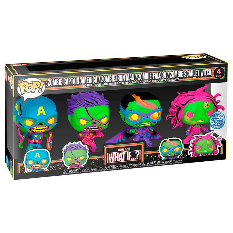 Marvel Vad händer om...? Exklusivt POP-paket - 4 samlarfigurer