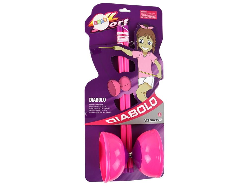 Master Jonglering med Pink Diabolo Arcade Game - 13,5x11,5 cm