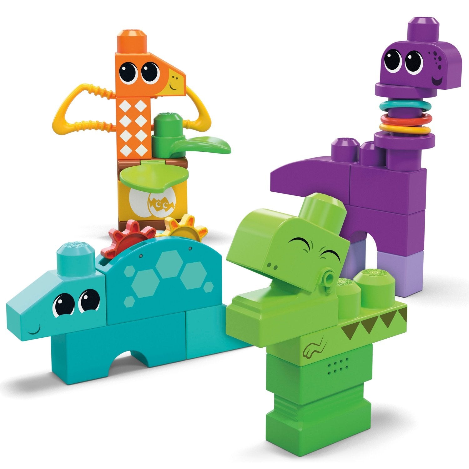 Mega Bloks Fisher-Price Squeak'N Chomp Dinos