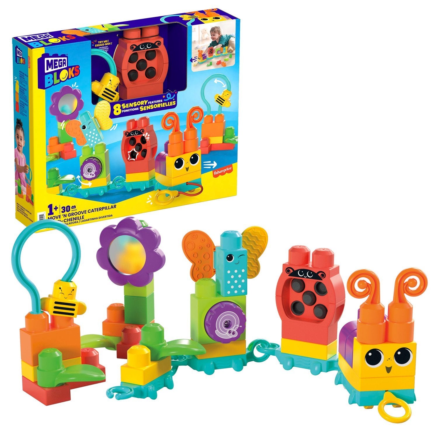 Mega Bloks Move N' Groove Caterpillar