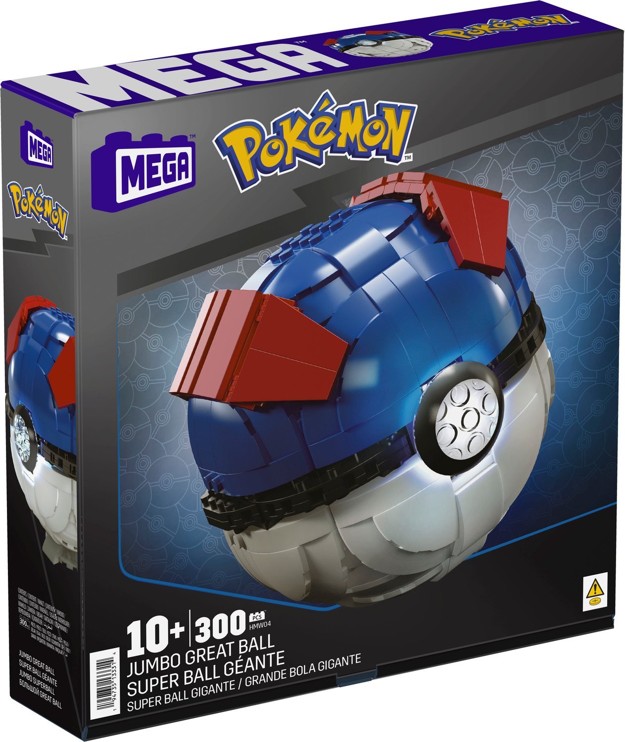 Mega Pokemon Jumbo Great Ball