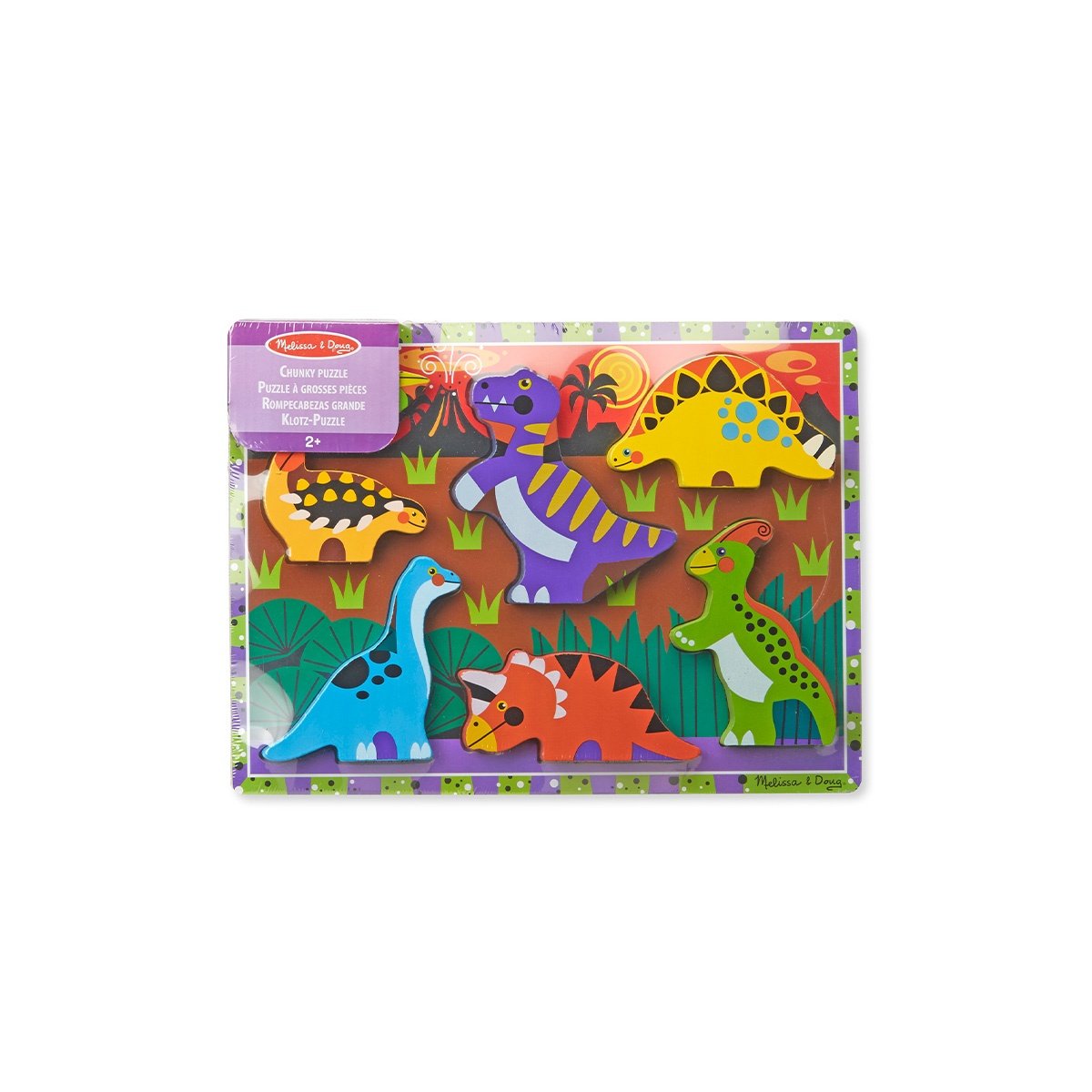 Melissa &amp; Doug Dinosaurs Chunky Puslespil