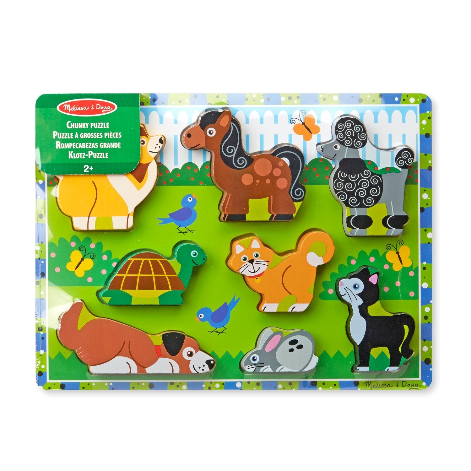 Melissa & Doug Pets Chunky pussel