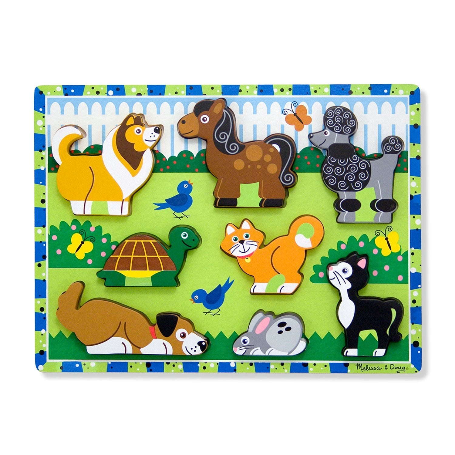 Melissa &amp; Doug Pets Chunky puslespil