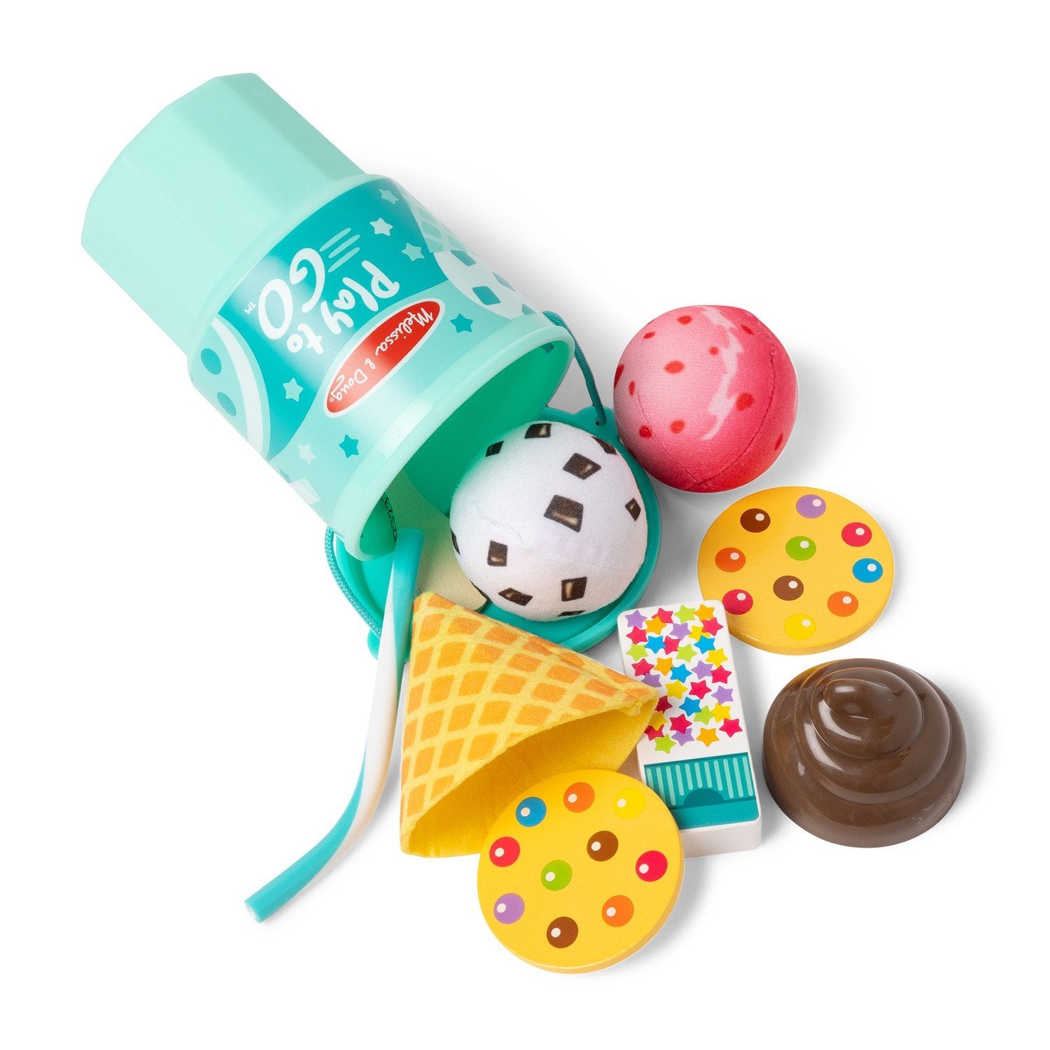 Melissa & Doug Play To Go Ice Cream Play Set