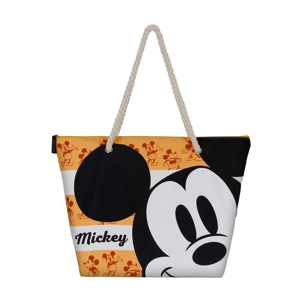 Mickey Mouse Orange strandväska med stor kapacitet och hållbar design