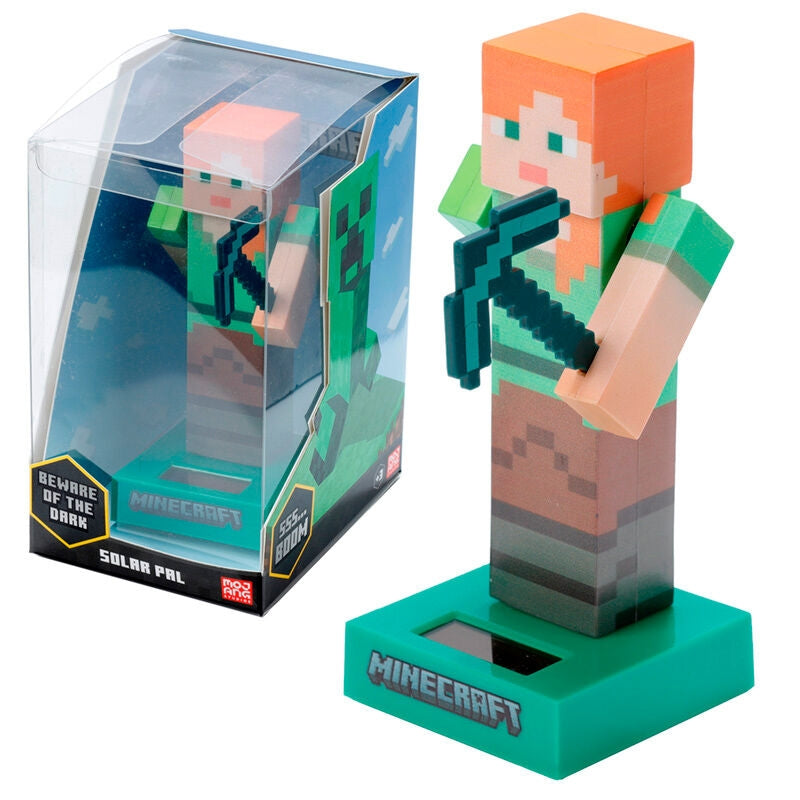 Minecraft Alex Solar Doll - miljövänlig, interaktiv leksak