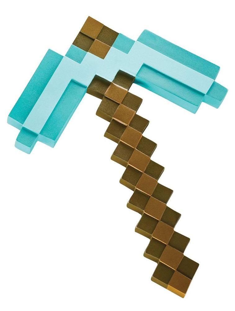 Minecraft Plastic Replica Diamanthakke 40 cm