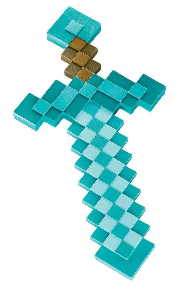 Minecraft Plast Replica Diamond Sword 51 cm