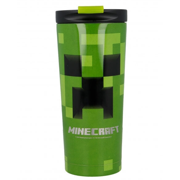 Minecraft tumlare i rostfritt stål, 425 ml kapacitet