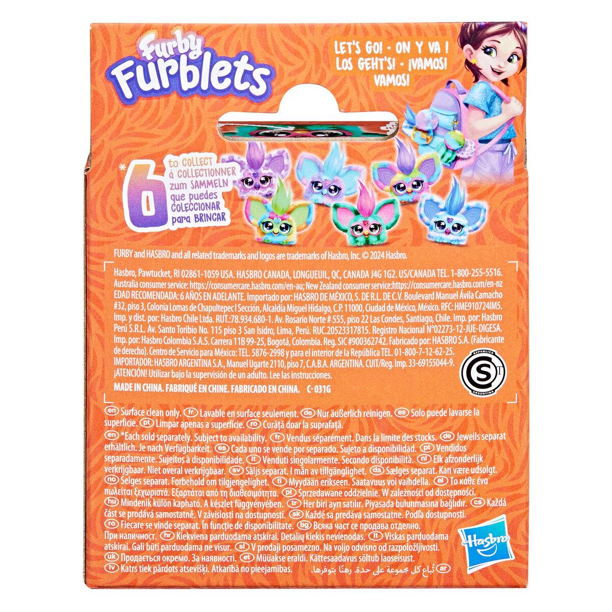 Mini Furby Toy - interaktiv, färgglad, rolig för barn