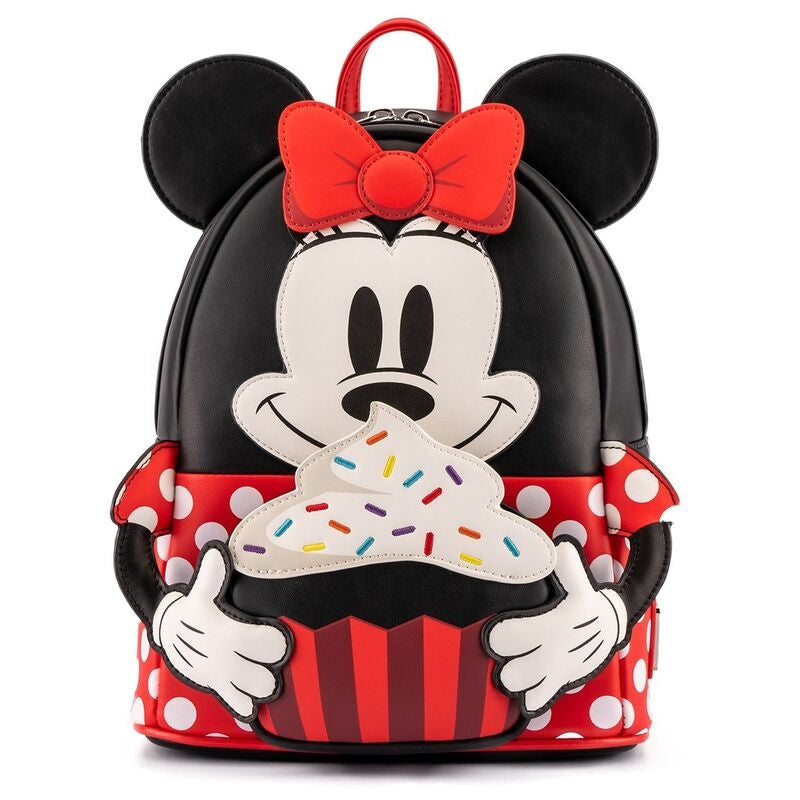 Minnie Mouse Cupcake Ryggsäck, 26 cm Storlek, Disney Design