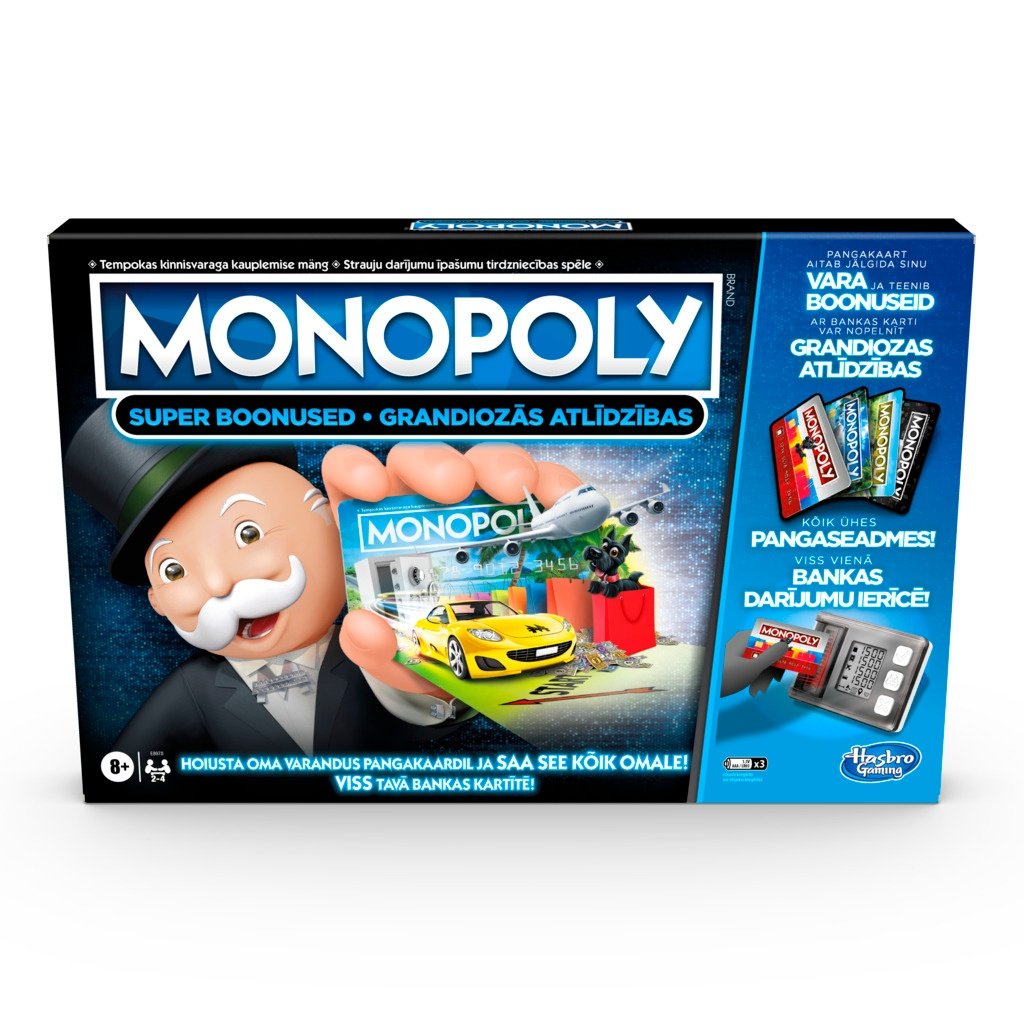 Monopol Board Game Super Electronic Banking (på estiske og lettiske sprog.)