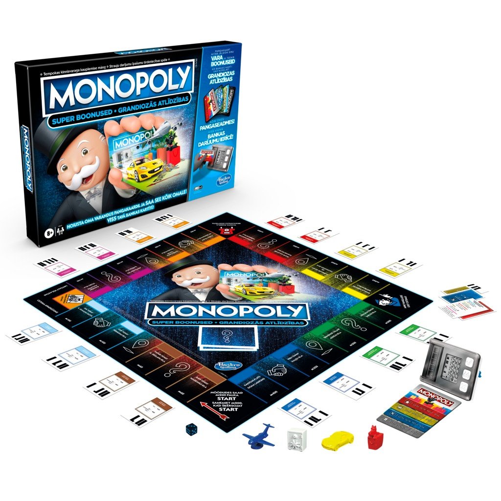 Monopol Board Game Super Electronic Banking (på estiske og lettiske sprog.)