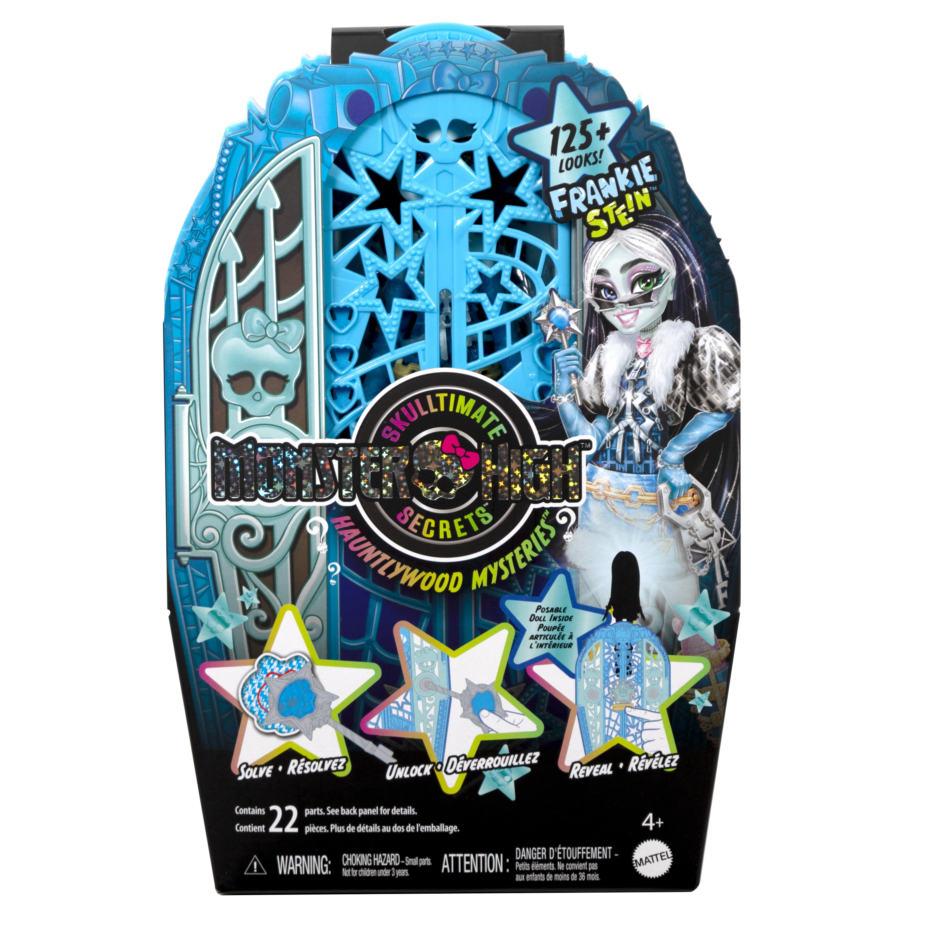 Monster High Frankie Stein-docka med modeaccessoarer