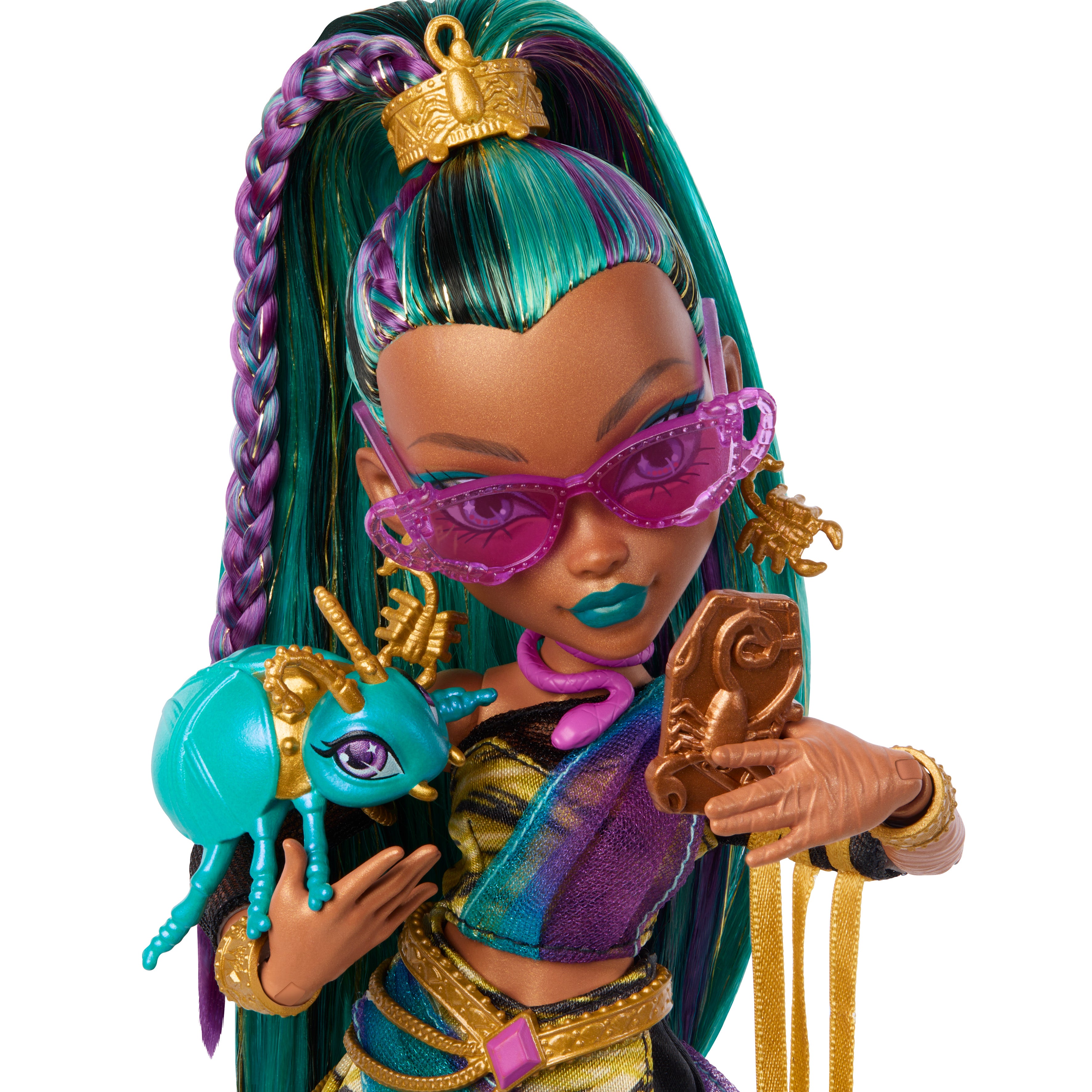Monster High Nefera-docka med tillbehör