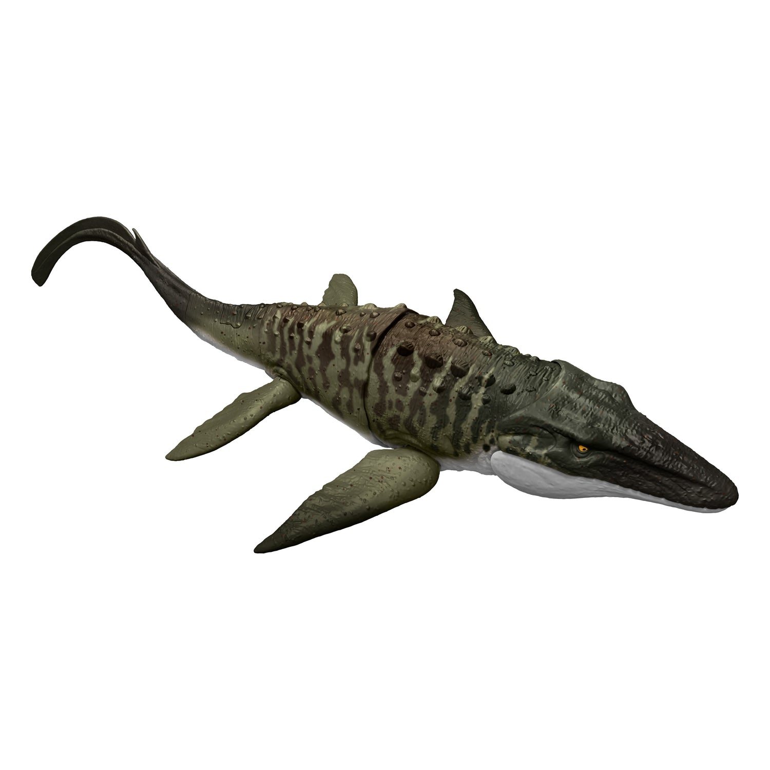 Mosasaurus dinosaurieleksak, rörliga käkar, 45 cm