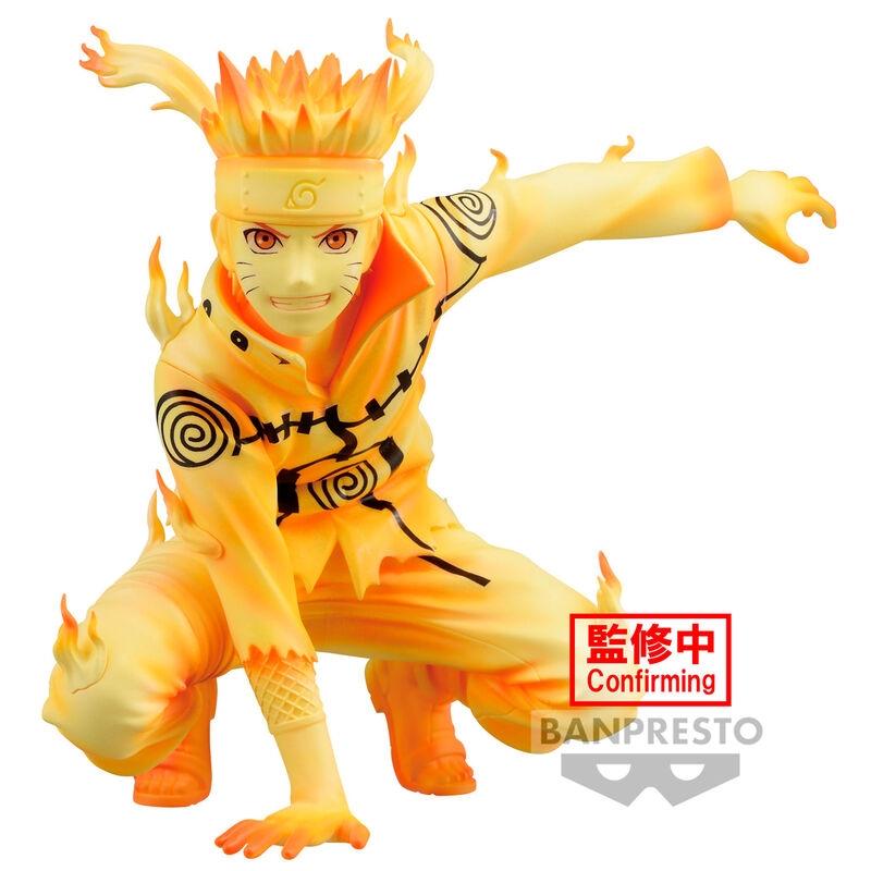 Naruto Shippuden Panel Glasögon Naruto Uzumaki figur 9 cm