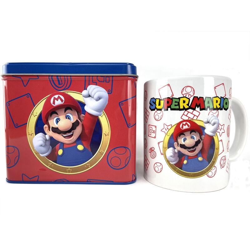 Nintendo Super Mario Bros Mario Mugg + Pengar box set