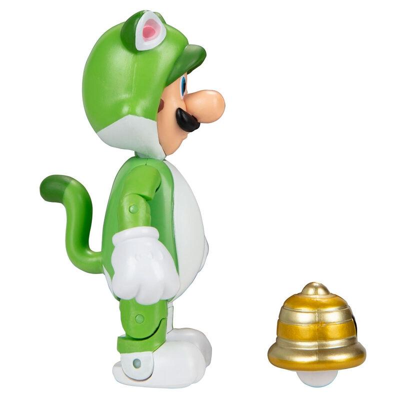 Nintendo Super Mario Cat Luigi figur 10 cm