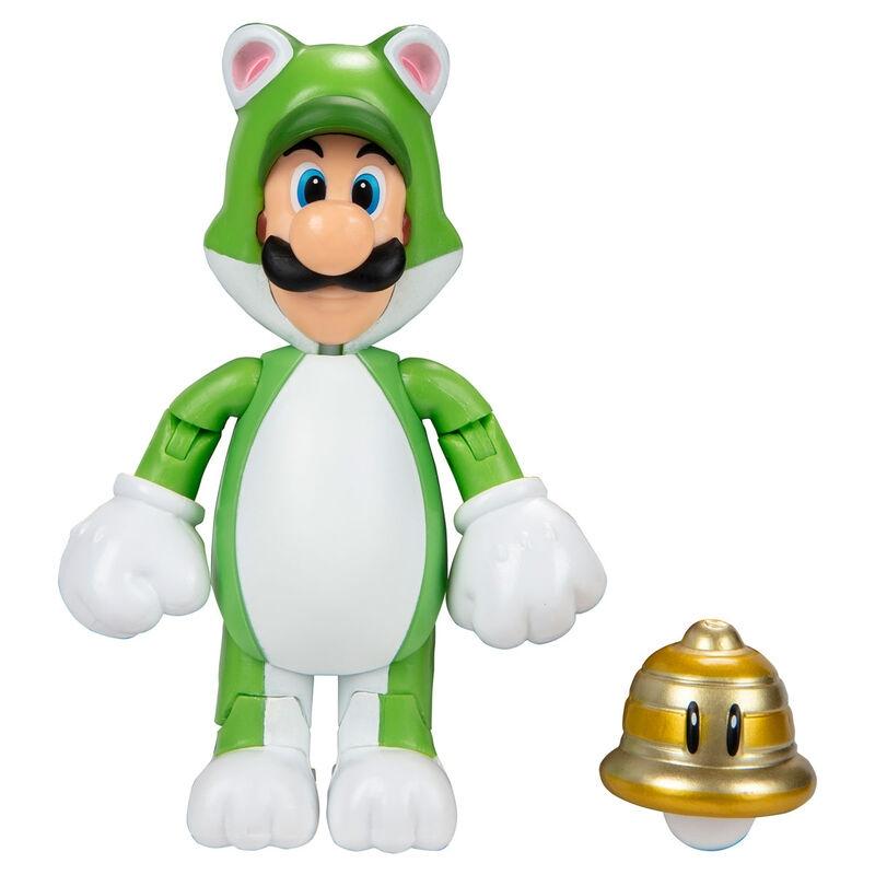 Nintendo Super Mario Cat Luigi figur 10 cm