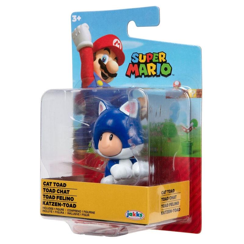 Nintendo Super Mario Cat Toad figur 6,5 cm