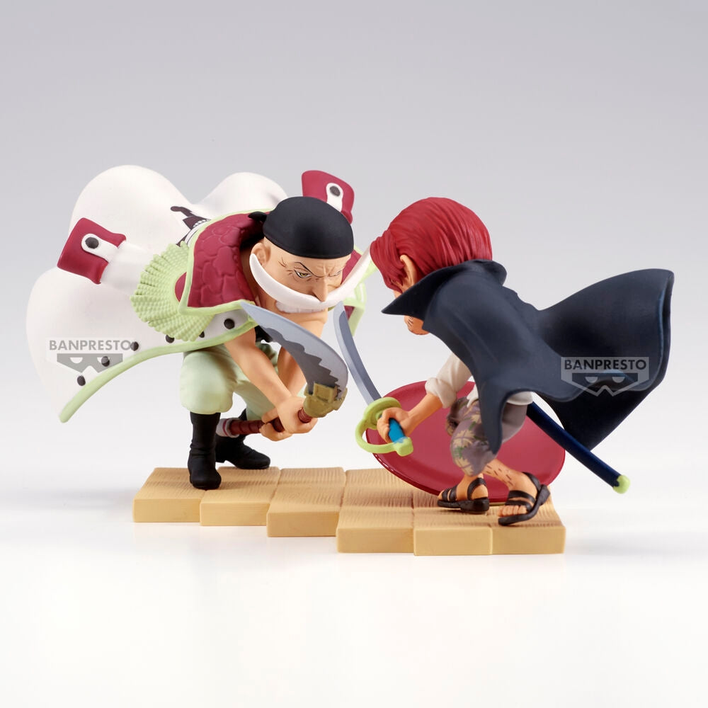 One Piece Collectible Figur: Edward Newgate vs Shanks, 13 cm