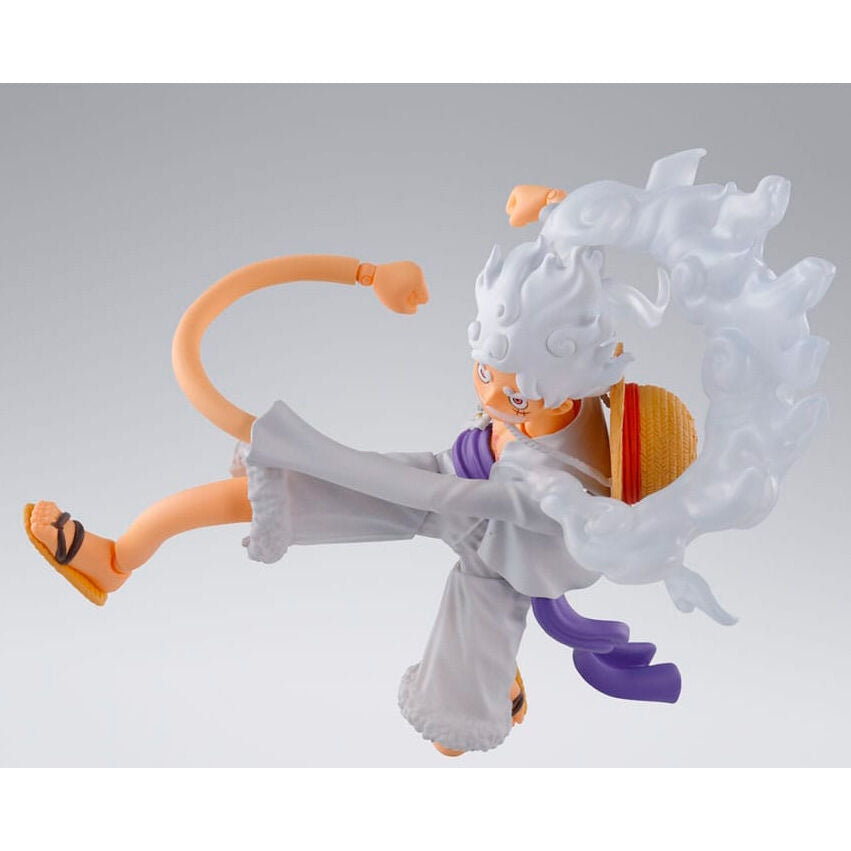 One Piece Gear 5 Monkey D. Luffy figur, 15,5 cm samlarobjekt