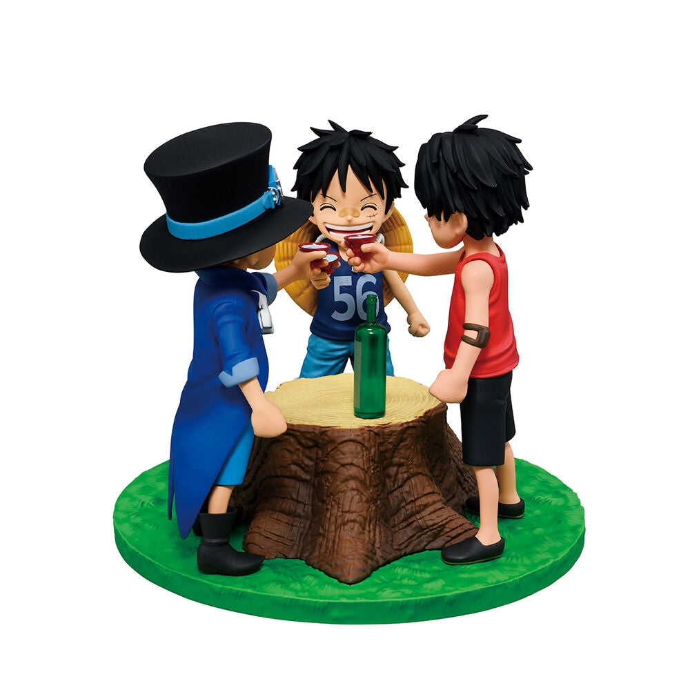 One Piece Ichibansho Figur Set: Ess, Sabo, Luffy, 10 cm